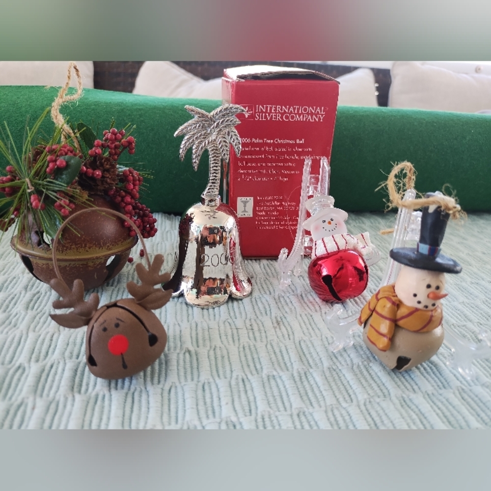 Asst'd Bell Christmas Ornaments (5)